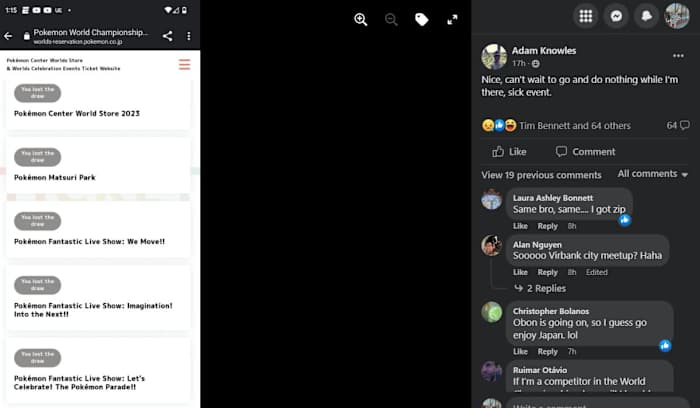 worlds events sold out